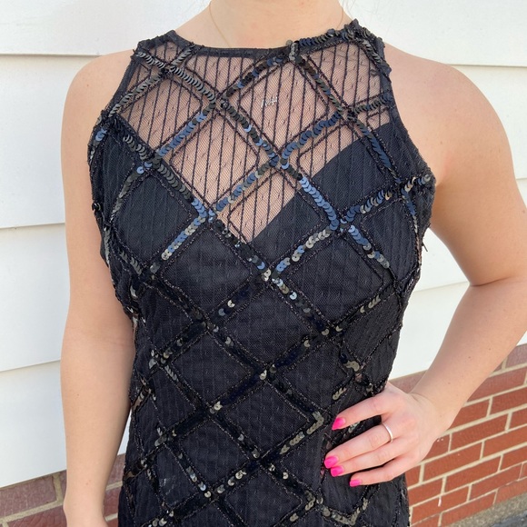 Vintage Black Party Dress - Picture 2 of 6